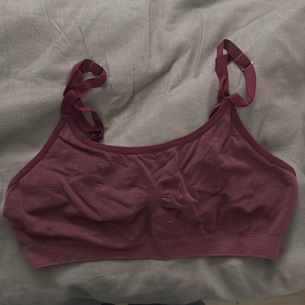 Ibex bralette Medium burgundy